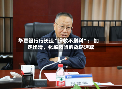 华夏银行行长谈“增收不增利”： 加速出清、化解风险的战略选取