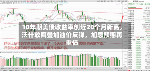 10年期美债收益率创近20个月新高，沃什放鹰叠加油价反弹，加息预期再重估