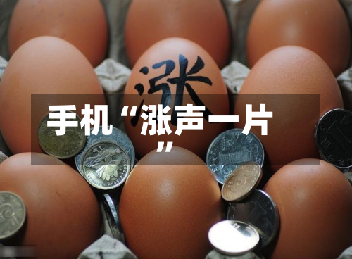 手机“涨声一片”