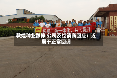 敦煌种业跌停 公司及经销商回应：近来属于正常回调