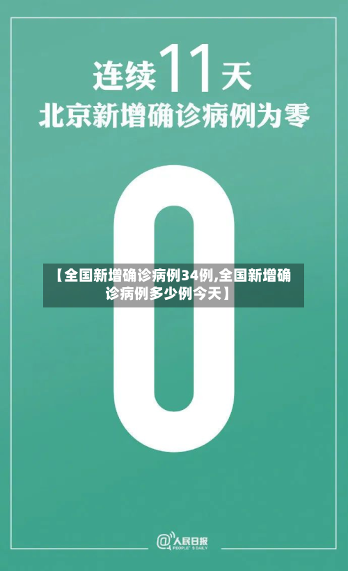 【全国新增确诊病例34例,全国新增确诊病例多少例今天】