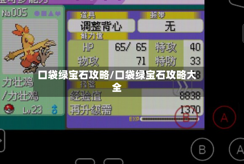 口袋绿宝石攻略/口袋绿宝石攻略大全-第2张图片