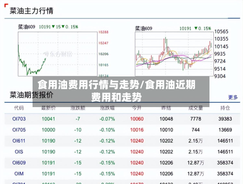 食用油费用行情与走势/食用油近期费用和走势