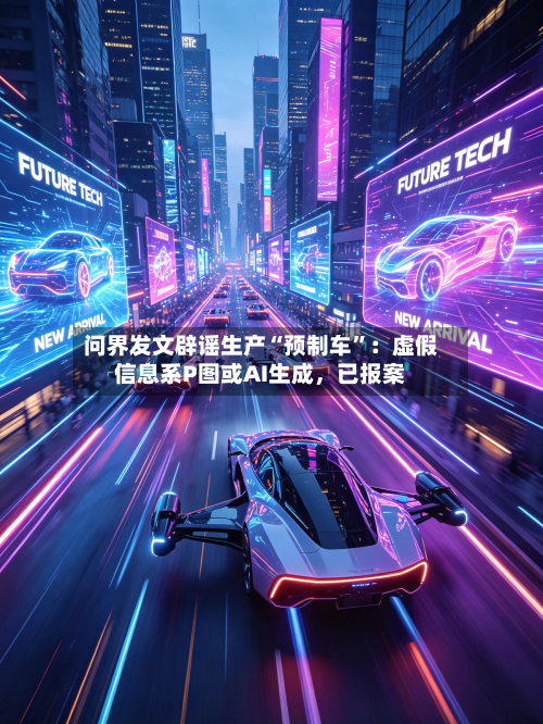 问界发文辟谣生产“预制车”：虚假信息系P图或AI生成，已报案-第3张图片
