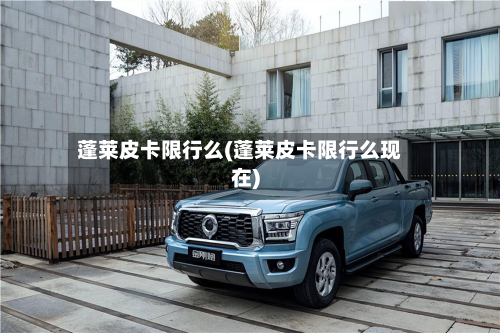 蓬莱皮卡限行么(蓬莱皮卡限行么现在)-第2张图片