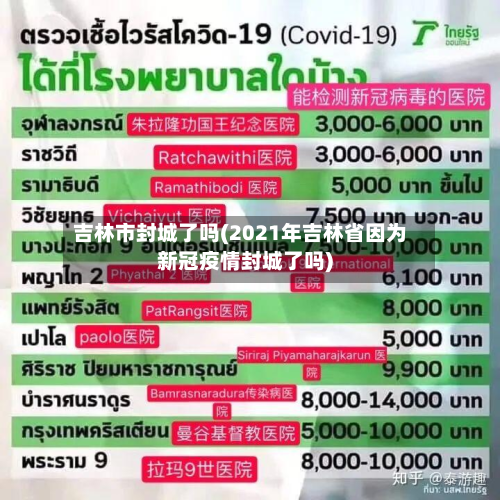 吉林市封城了吗(2021年吉林省因为新冠疫情封城了吗)-第3张图片