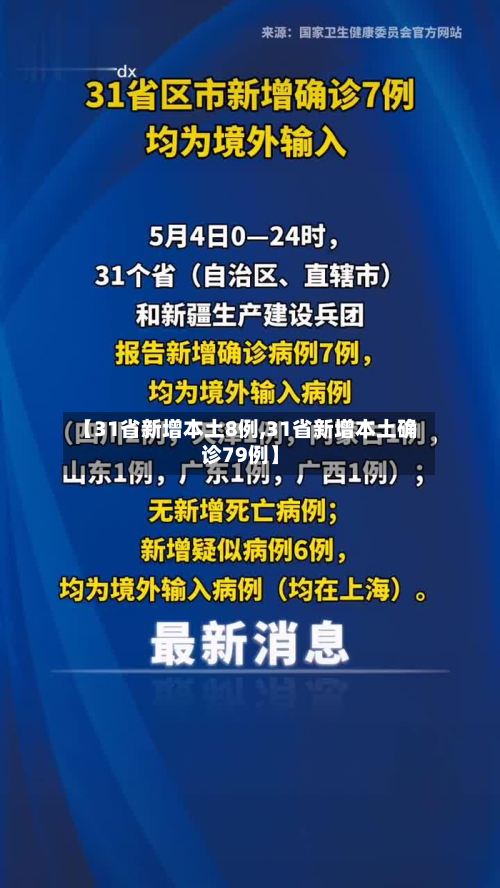 【31省新增本土8例,31省新增本土确诊79例】