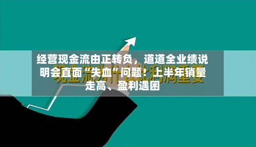 经营现金流由正转负，道道全业绩说明会直面“失血”问题！上半年销量走高、盈利遇困-第2张图片