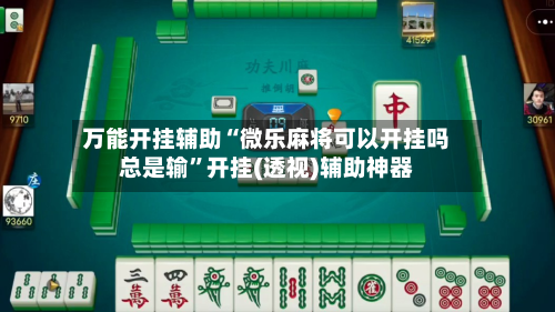 万能开挂辅助“微乐麻将可以开挂吗总是输”开挂(透视)辅助神器-第2张图片