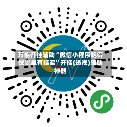 万能开挂辅助“微信小程序跑得快哪里有挂买	”开挂(透视)辅助神器-第2张图片