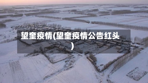 望奎疫情(望奎疫情公告红头)