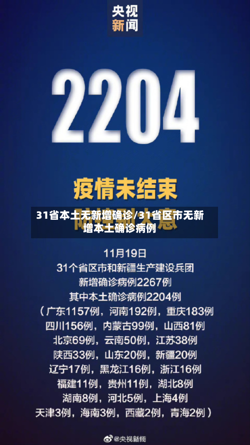 31省本土无新增确诊/31省区市无新增本土确诊病例-第3张图片