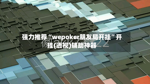强力推荐“wepoker朋友局开挂	”开挂(透视)辅助神器-第3张图片