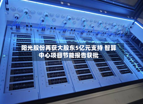 阳光股份再获大股东5亿元支持 智算中心项目节能报告获批