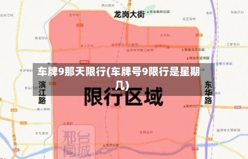 车牌9那天限行(车牌号9限行是星期几)-第2张图片