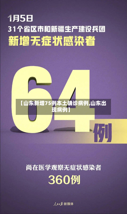 【山东新增75例本土确诊病例,山东出现病例】