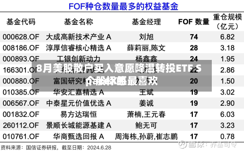 8月美股散户买入意愿降温转投ETF SpaceX系最喜欢
个股标的-第2张图片