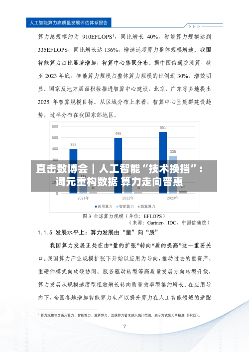 直击数博会｜人工智能“技术换挡”：词元重构数据 算力走向普惠