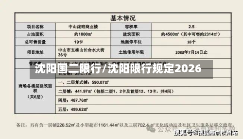 沈阳国二限行/沈阳限行规定2026-第3张图片