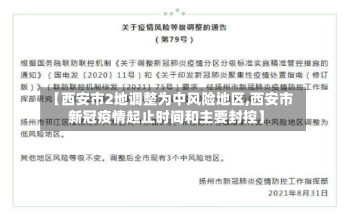 【西安市2地调整为中风险地区,西安市新冠疫情起止时间和主要封控】