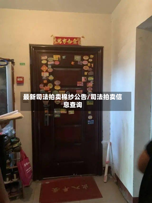 最新司法拍卖棉纱公告/司法拍卖信息查询-第2张图片