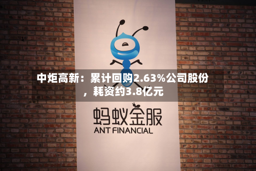 中炬高新：累计回购2.63%公司股份，耗资约3.8亿元