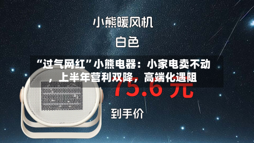 “过气网红”小熊电器：小家电卖不动，上半年营利双降，高端化遇阻-第3张图片