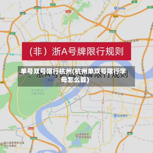 单号双号限行杭州(杭州单双号限行字母怎么算)-第3张图片