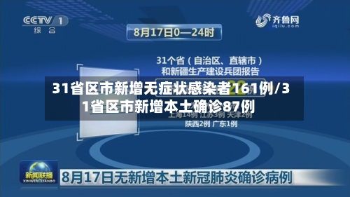 31省区市新增无症状感染者161例/31省区市新增本土确诊87例-第3张图片