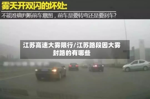 江苏高速大雾限行/江苏路段因大雾封路的有哪些-第3张图片