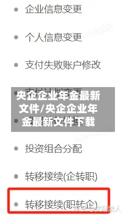 央企企业年金最新文件/央企企业年金最新文件下载